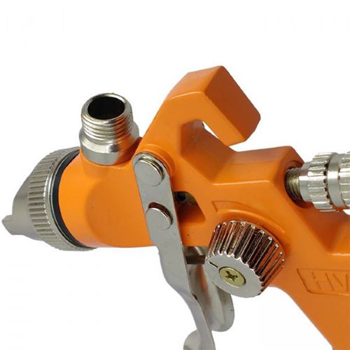 Pistola de pintura média produção HVLP bico 1,4mm caneca plástica - Intech - P827