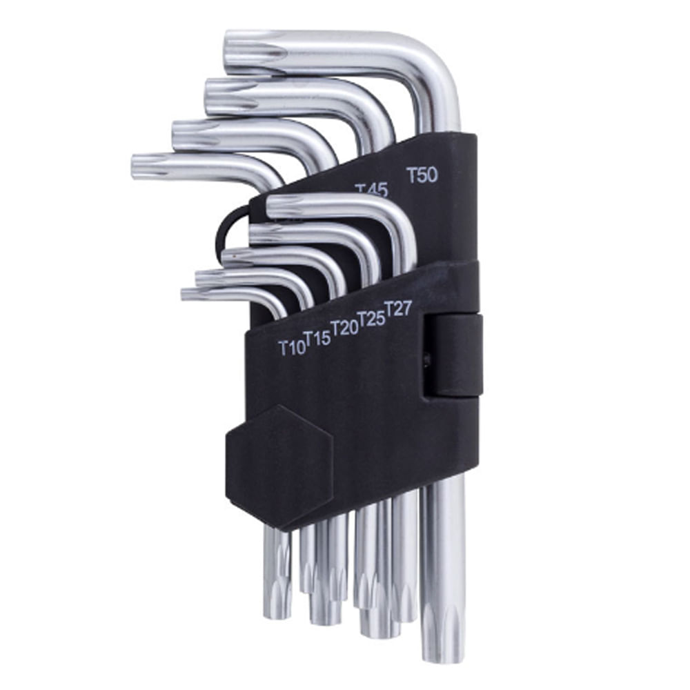 Jogo de Chave Torx em L T-10 A T-50 com 9 Pecas - 2063W - Western