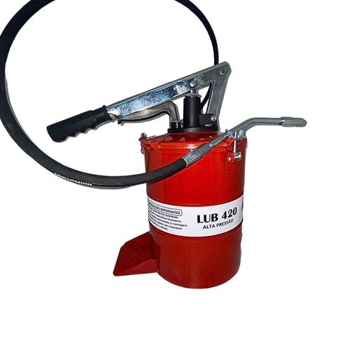 Balde de Graxa 08 Kg com compactador - LUB-420 - Lumagi